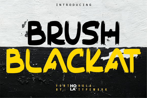 Brush Blackat Display Font Review for Web Designers and Brand Creators