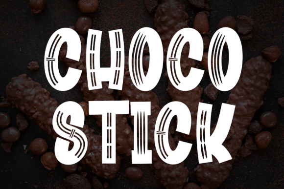 Choco Stick Font for Creative Projects