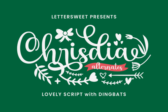 Chrisdia: A Playful Script Display Font for Digital Branding