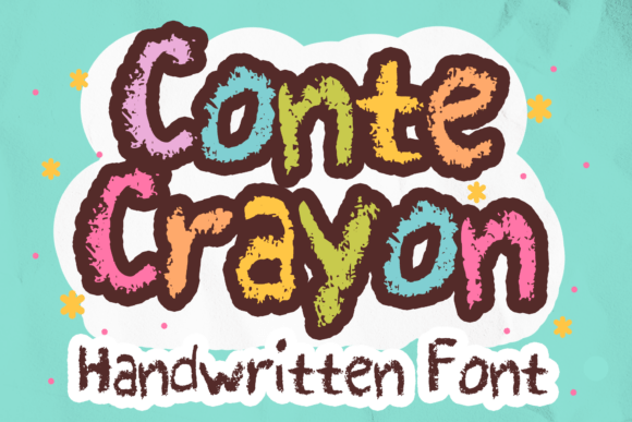 Conte Crayon Display Font for Campaign Graphics That Stop the Scroll