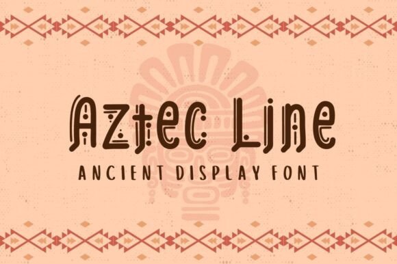 Crafting with Aztec Line: A Display Font Review for Handmade Sellers