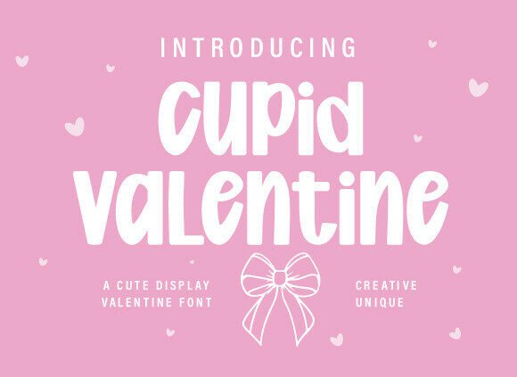Cupid Valentine Font Review for Small Business Branding