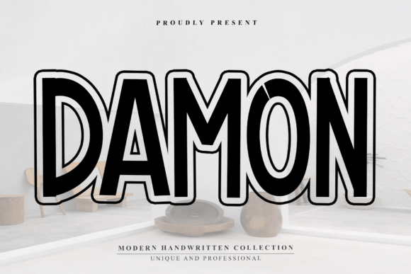 Damon Font: Modern Display Style