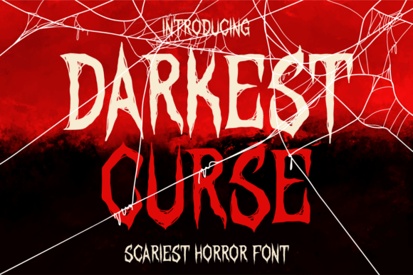 Darkest Curse Font for Creative Projects