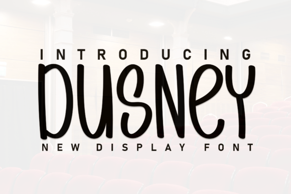 Dusney: A Handwritten Font for Creative Projects