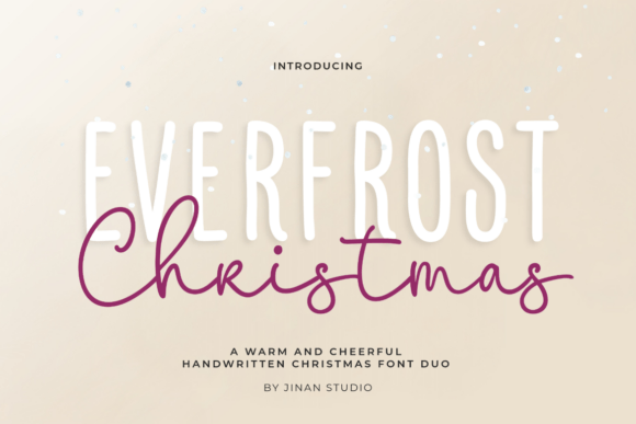 Everfrost Christmas Duo Font