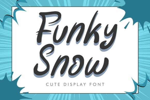 Funky Snow: Bold Display Font for Memorable Small Business Branding