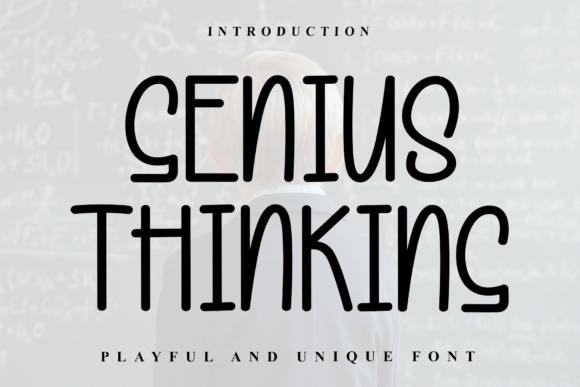 Genius Thinking Font for Web Design