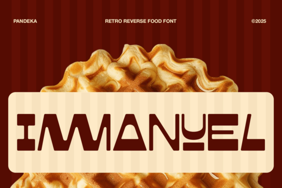 Immanuel: A Retro Display Font for Business Branding