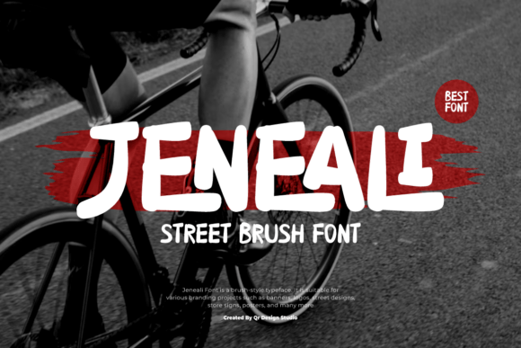 Jeneali Font for Editorial Design