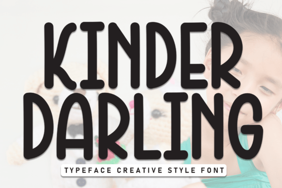 Kinder Darling Display Font for Playful Branding Projects