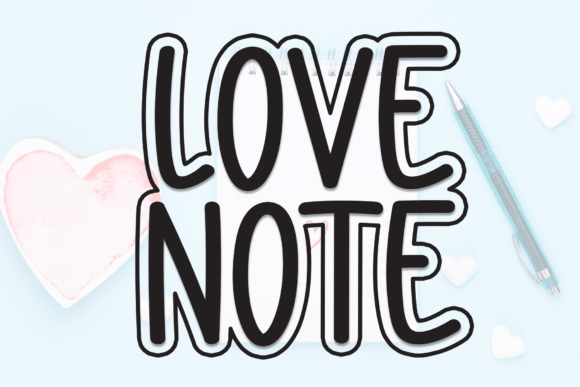 Love Note Font for Creative Projects