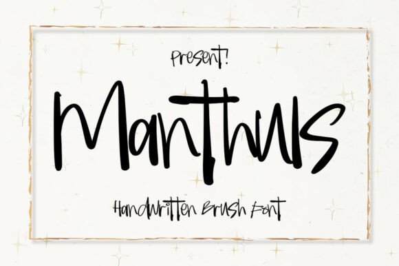 Manthuls Font for Editorial Headlines and Content Branding