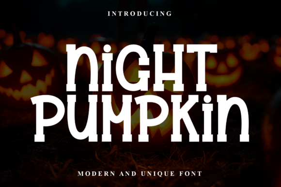 Night Pumpkin Font