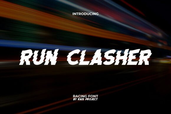 Run Clasher Font for Creative Makers