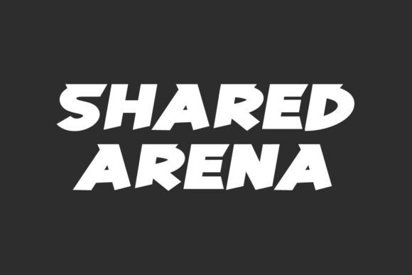 Shared Arena Font for Web Design
