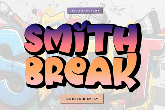 Smith Break: A Graceful Display Font for Editorial Design and Branding