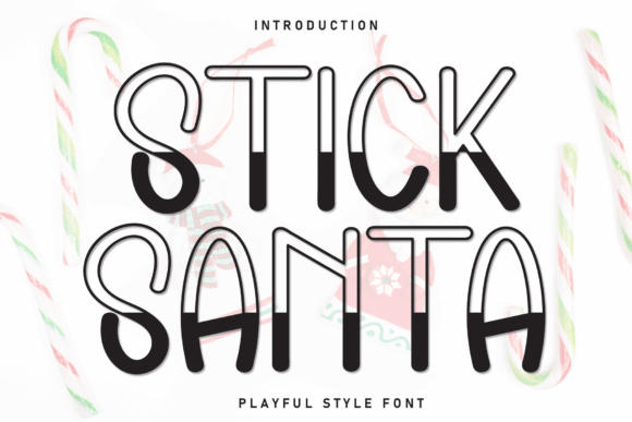 Stick Santa: A Casual Display Font for Playful Brand Campaigns